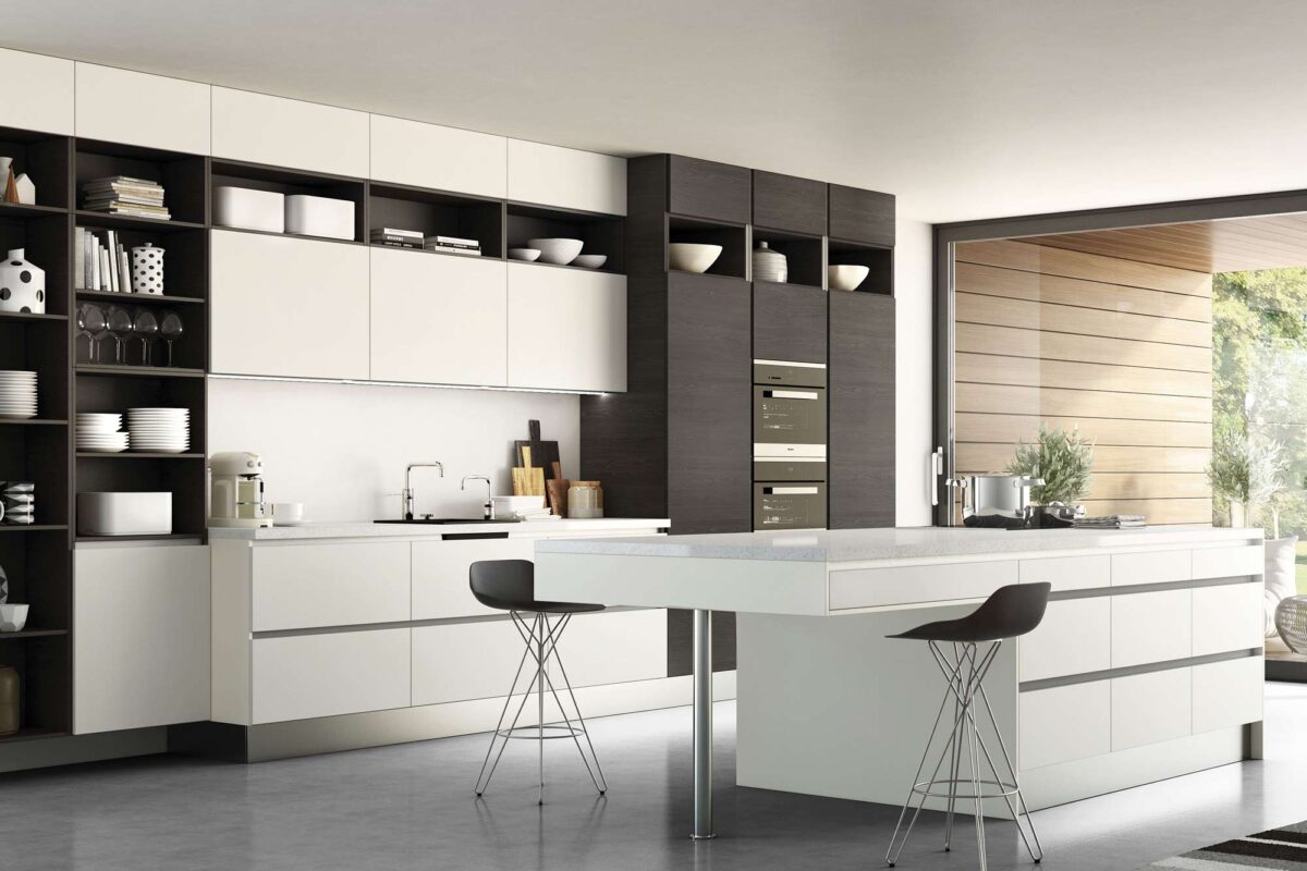 Icon Fleetwood Graphite & Porcelain Contemporary Kitchen - Mark Lohan Kitchens
